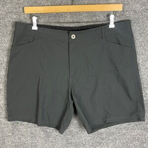 KUHL Shorts Mens 40 Dark Gray Excellent Hiking Outdoor Nylon Spandex Stretch